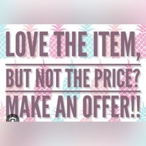 Here for reasonable offers!